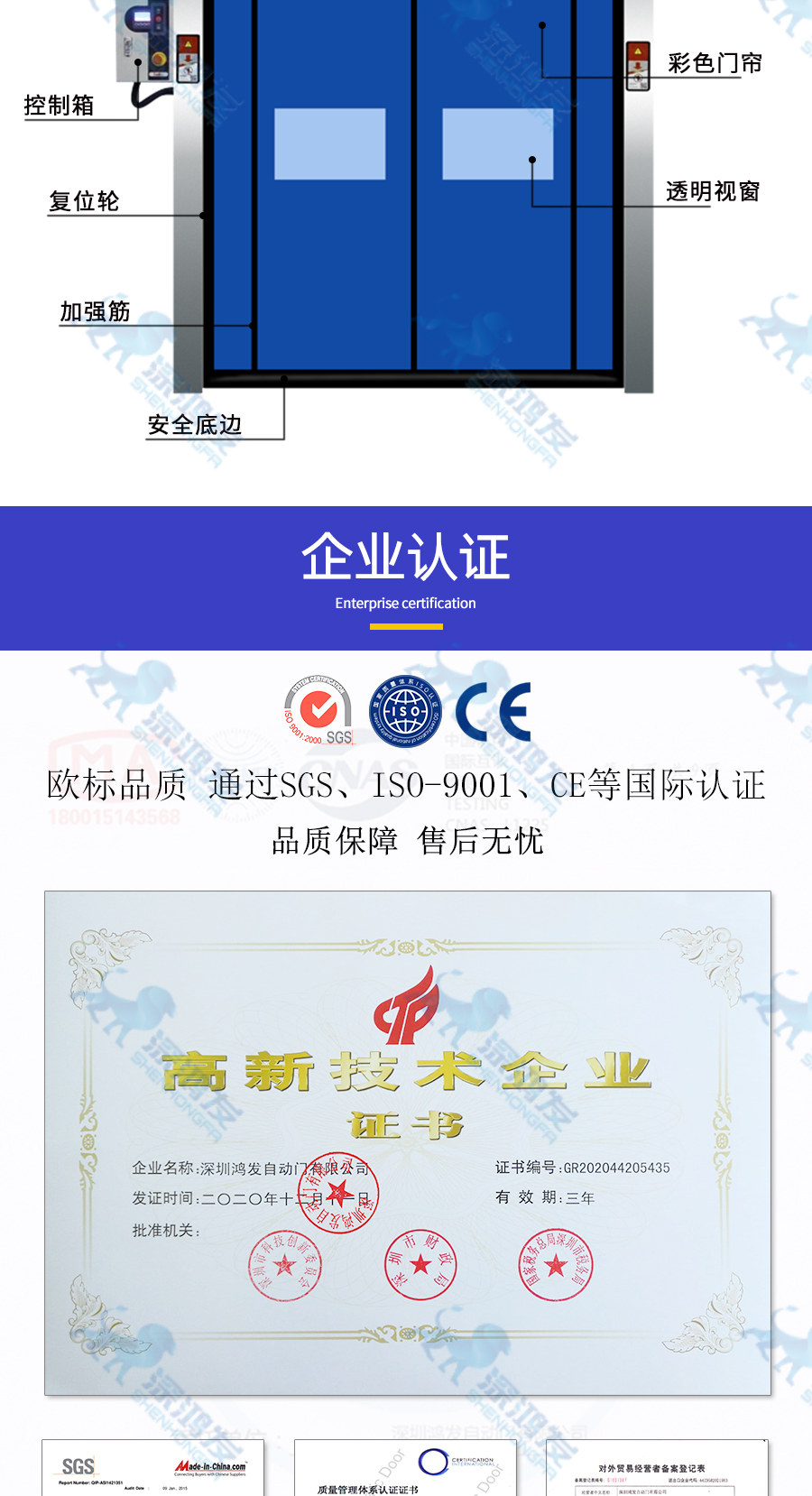 快速拉鏈門(mén)